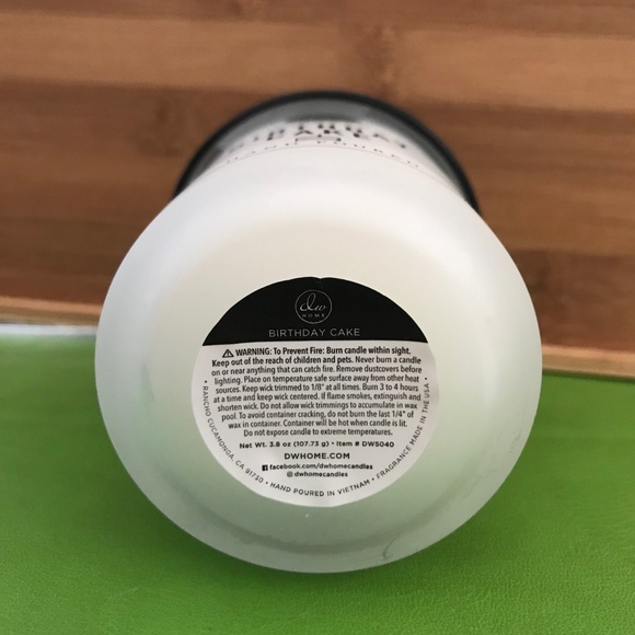 DW HOME 🎂BiRTHDAY CAKE 1 WiCK SOY MiNi CANDLE - Picture 5 of 5